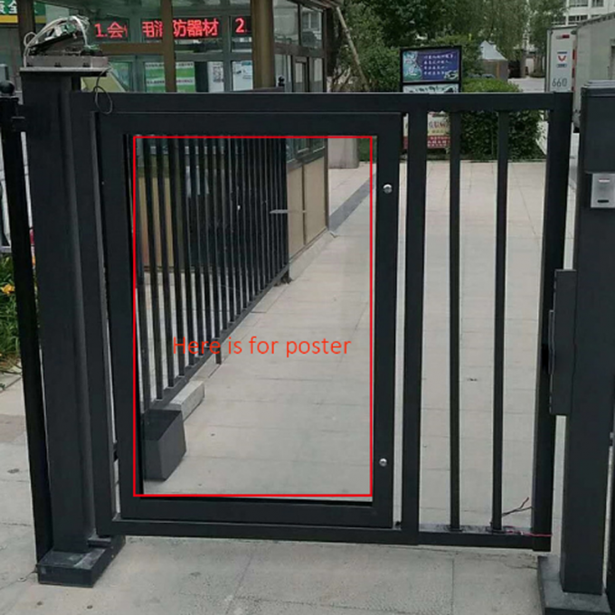 Balancee los torniquetes automáticos DC24V 4.5A de la aleta de la puerta de la barrera para la entrada de encargo del punto de control