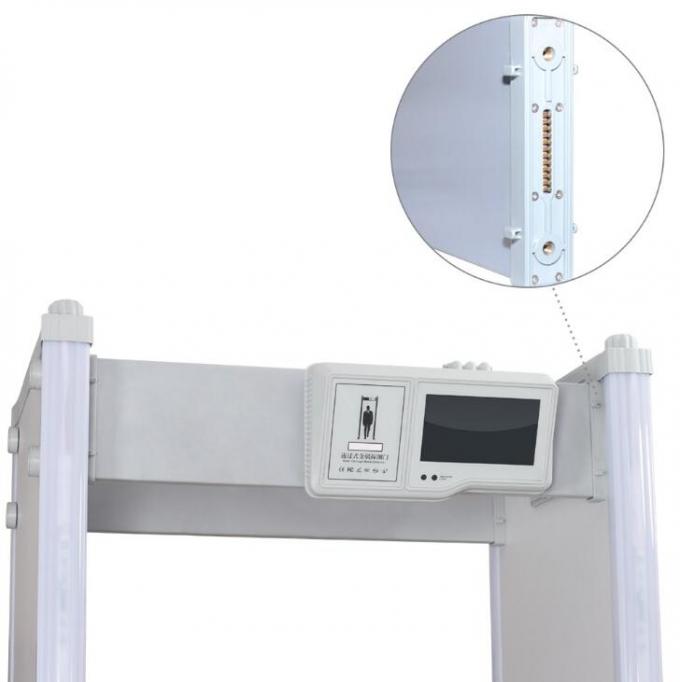 Recorrido de la prenda impermeable del detector de metales del marco de puerta de la alarma de la voz/de la luz para mental sensible