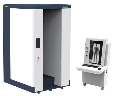 Escáner corporal de seguridad de una sola vista, sistema de detección de seguridad de personas por rayos X, 850W, 127/220VAC