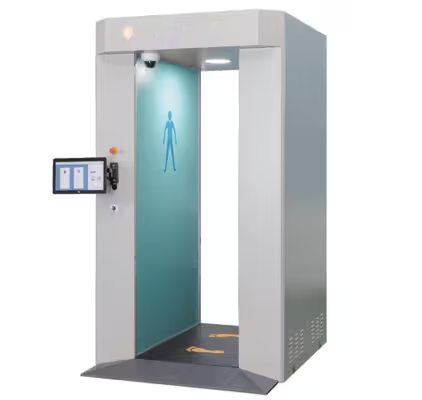 Escáner corporal de seguridad MMW avanzado, escáneres inteligentes de ondas milimétricas con reconocimiento automático